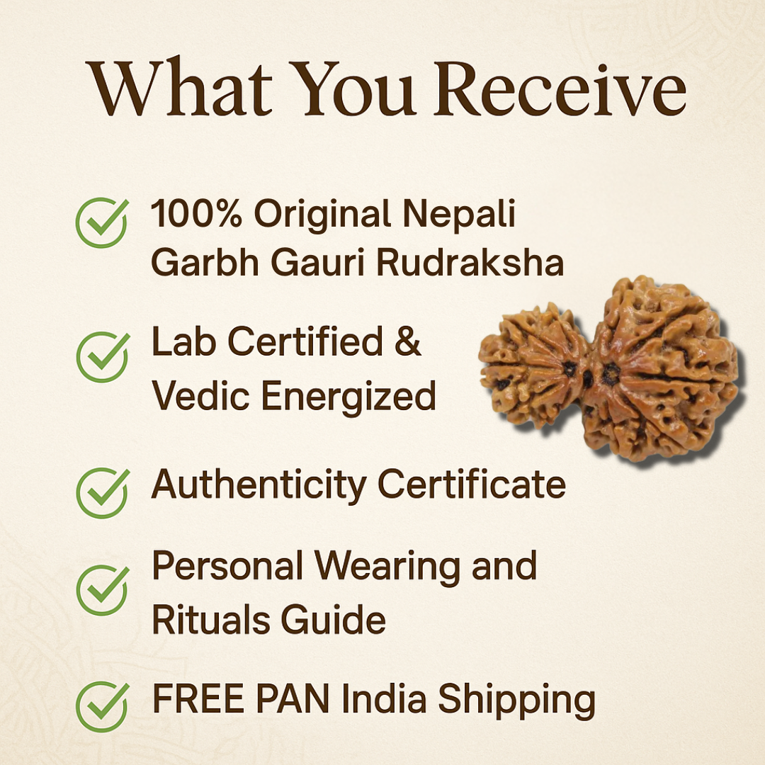Garbh Gauri Rudraksha – The Sacred Bond of Mother and Child (Nepali)