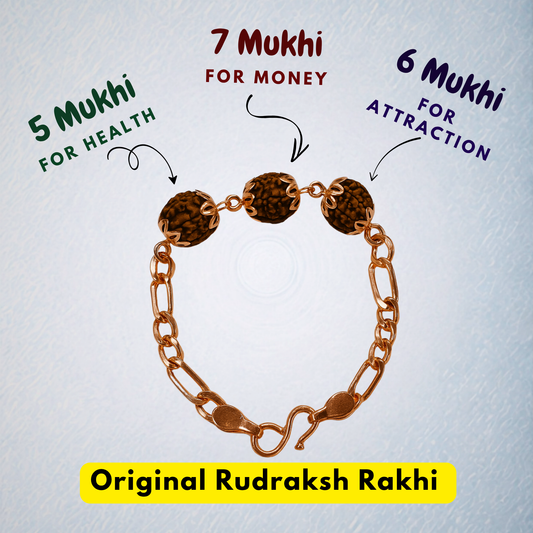 Rudraksha Rakhi Bracelet (Original Nepali)